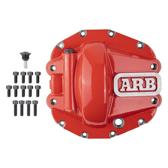 ARB Differential Cover Rear, Jeep Wrangler JL/Ford Bronco M220 Dana 44, Red, 0750012