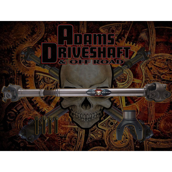 Adams Driveshaft JT Gladiator Rubicon Front 1350 CV Driveshaft, OEM Flange Style [Extreme Duty Series]