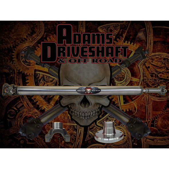 Adams Driveshaft JT Gladiator Rubicon Rear 1350 1 Piece CV Driveshaft [Extreme Duty Series]