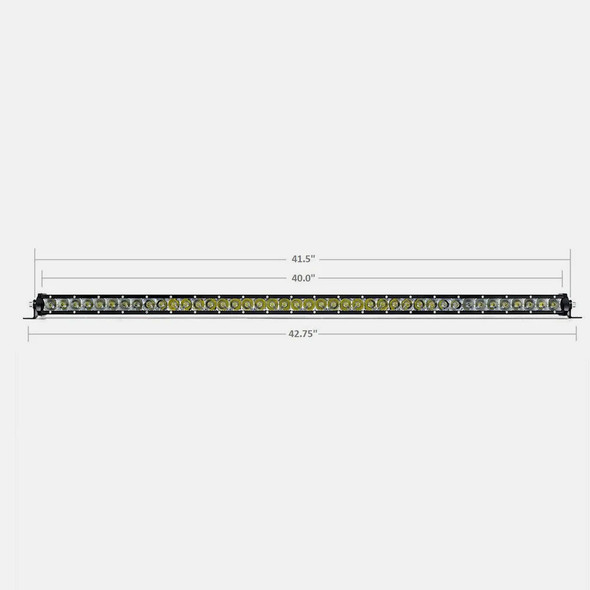 Cali Raised 42" Slim Single Row LED Bar
