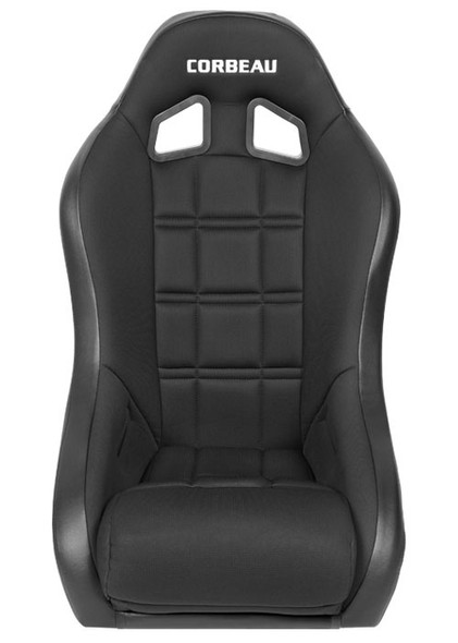 When it comes to off road racing seats, it really doesnt get better than the Baja XP, seriously though, it doesnt! Years of research and design have gone into creating this stunning seat. When you combine feedback from enthusiasts with the expertise of Corbeau, you get a seat that is hands down, the best! Whether youre an extreme off road racer or a casual weekend off roader, the Baja XP will enhance your overall driving experience. The Baja XP is equipped with the Corbeau Suspension System, which has been proven to provide superior cushioning and significant energy return upon impact. The suspension system creates somewhat of a trampoline effect, which absorbs the impact that your back would otherwise endure. Its extra high side bolsters will absolutely eliminate body shifting. Youll be able to keep your focus on the road and not on body positioning. As a rule of thumb, the Baja XP will fit up to a 38-40 inch waist.