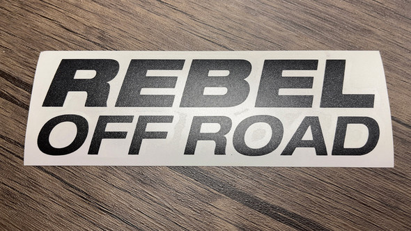 Rebel Off Road Blocked Decal
