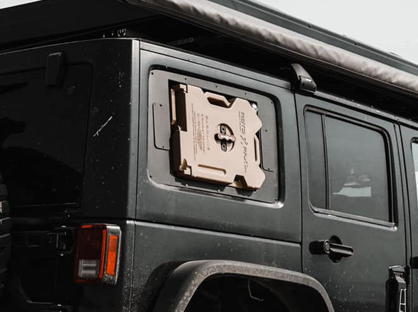 Blackout Window Storage For Jeep Wrangler