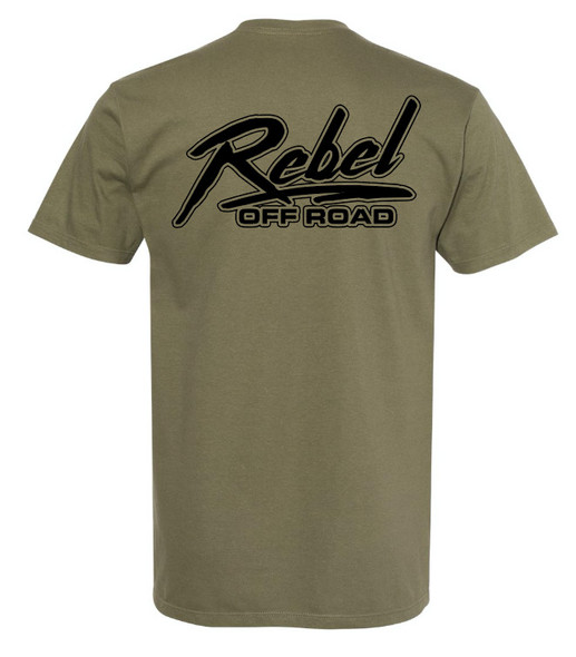 Rebel Off Road Working Man Green T-Shirt