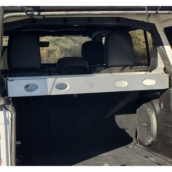 Nemesis Rear Interior Cargo Rack, Aluminum, Jeep Wrangler JLU