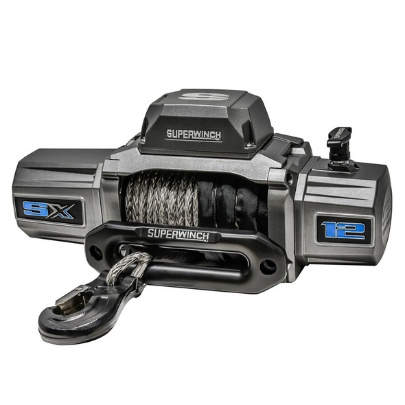 Superwinch SX12SR 12,000Lb Winch, Synthetic Rope, Wireless Remote