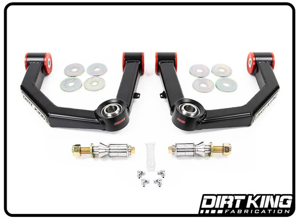 Dirt King Bushing/Uniball Joint Upper Control Arms, Toyota Tacoma 05+