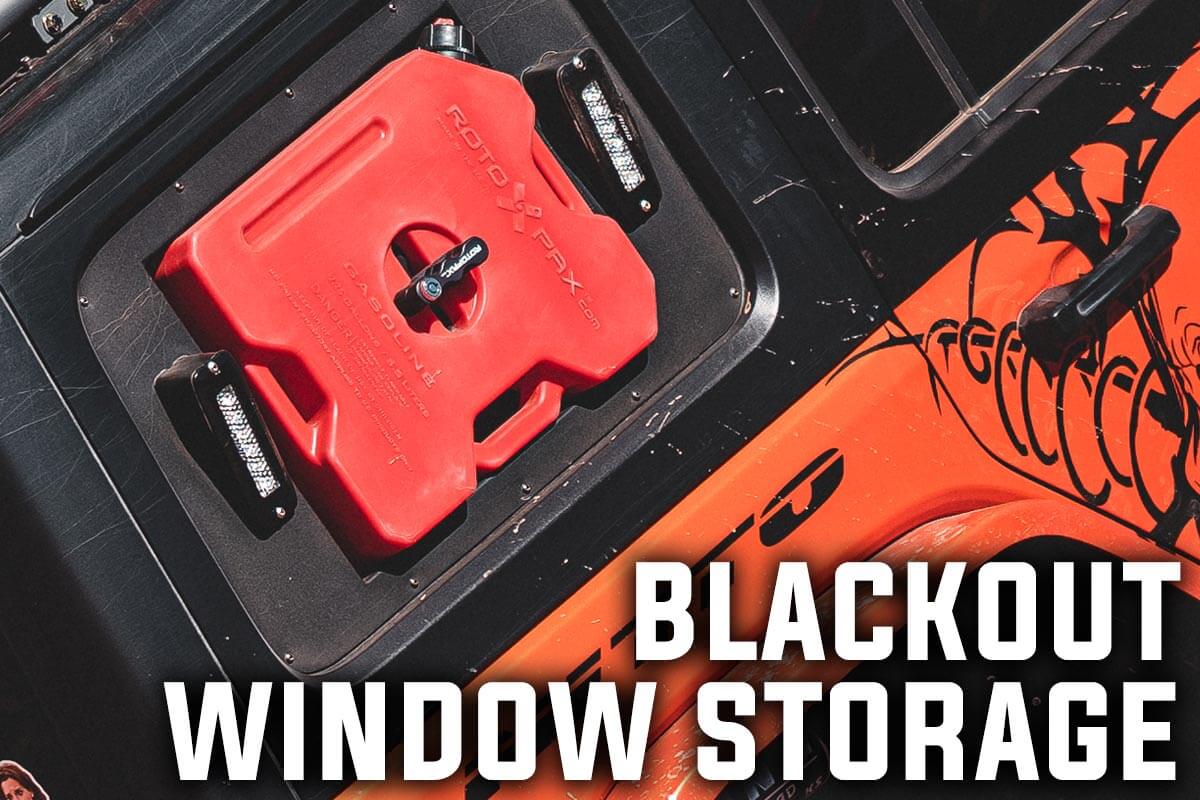 Blackout Window Storage