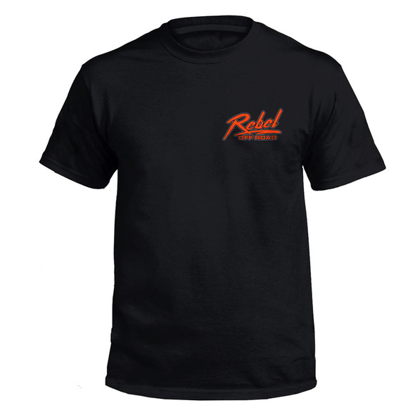 Rebel Off Road Working Man Black T-Shirt